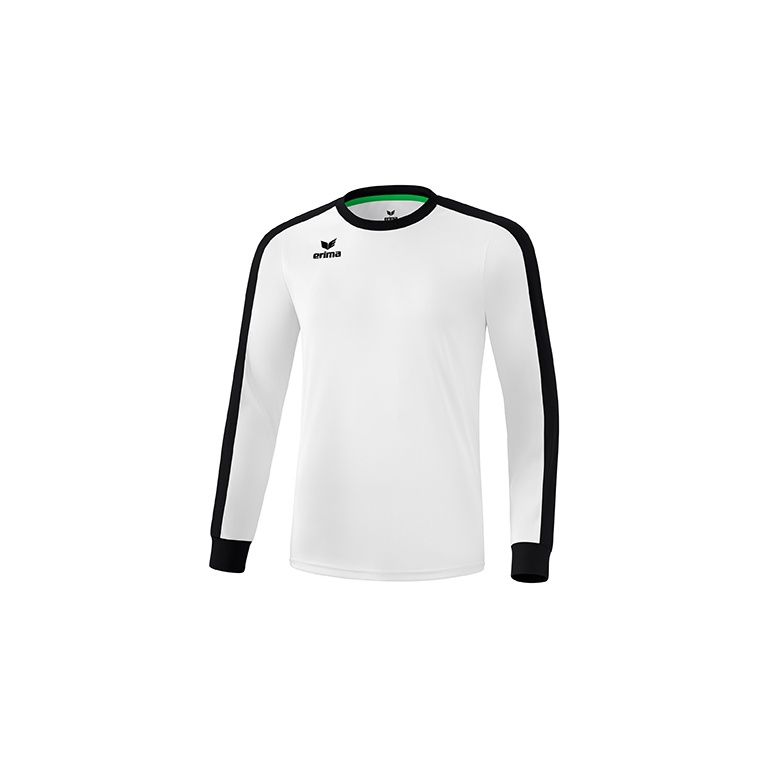 Erima Sport-Langarmshirt Trikot Retro Star (100% Polyester) weiss/schwarz Herren